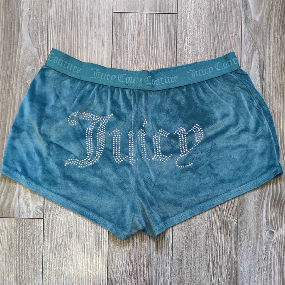 Juicy Couture Blue Velvet Women's Shorts M